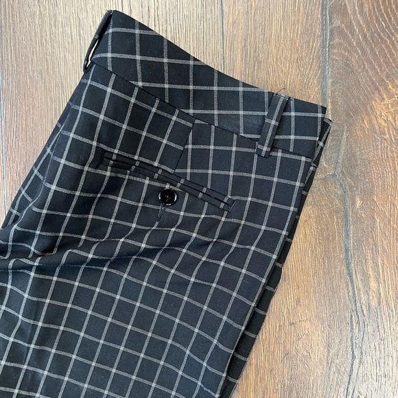 Stefanel checked pant SZ 8 - Picture 6 of 7
